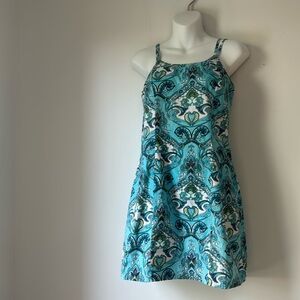 🎉Route 66 Vintage 100% Cotton Paisley Print Mini Dress